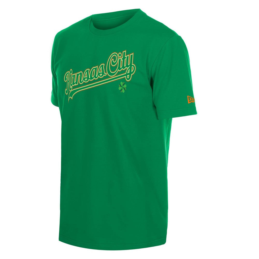 Kansas City Royals New Era 2026 St. Patrick's Day T-Shirt - Green T-shirts