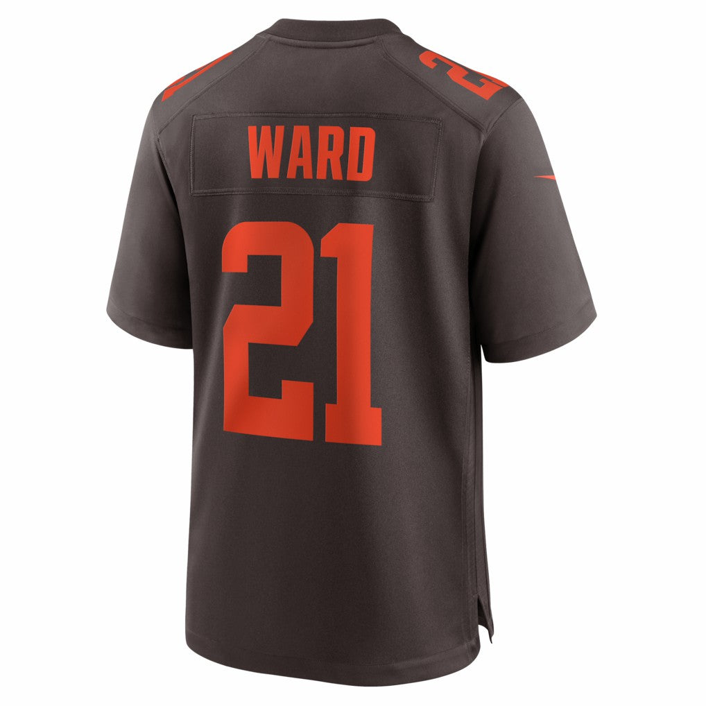 Denzel Ward Cleveland Browns Alpha Dawg Game Jersey Brown