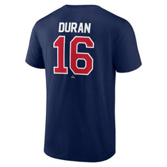 Jarren Duran Boston Red Sox Winning Streak Name & Number T-Shirt - Navy T-shirts