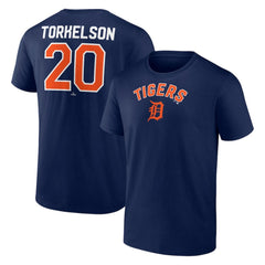 Spencer Torkelson Detroit Tigers Winning Streak Name & Number T-Shirt - Navy T-shirts