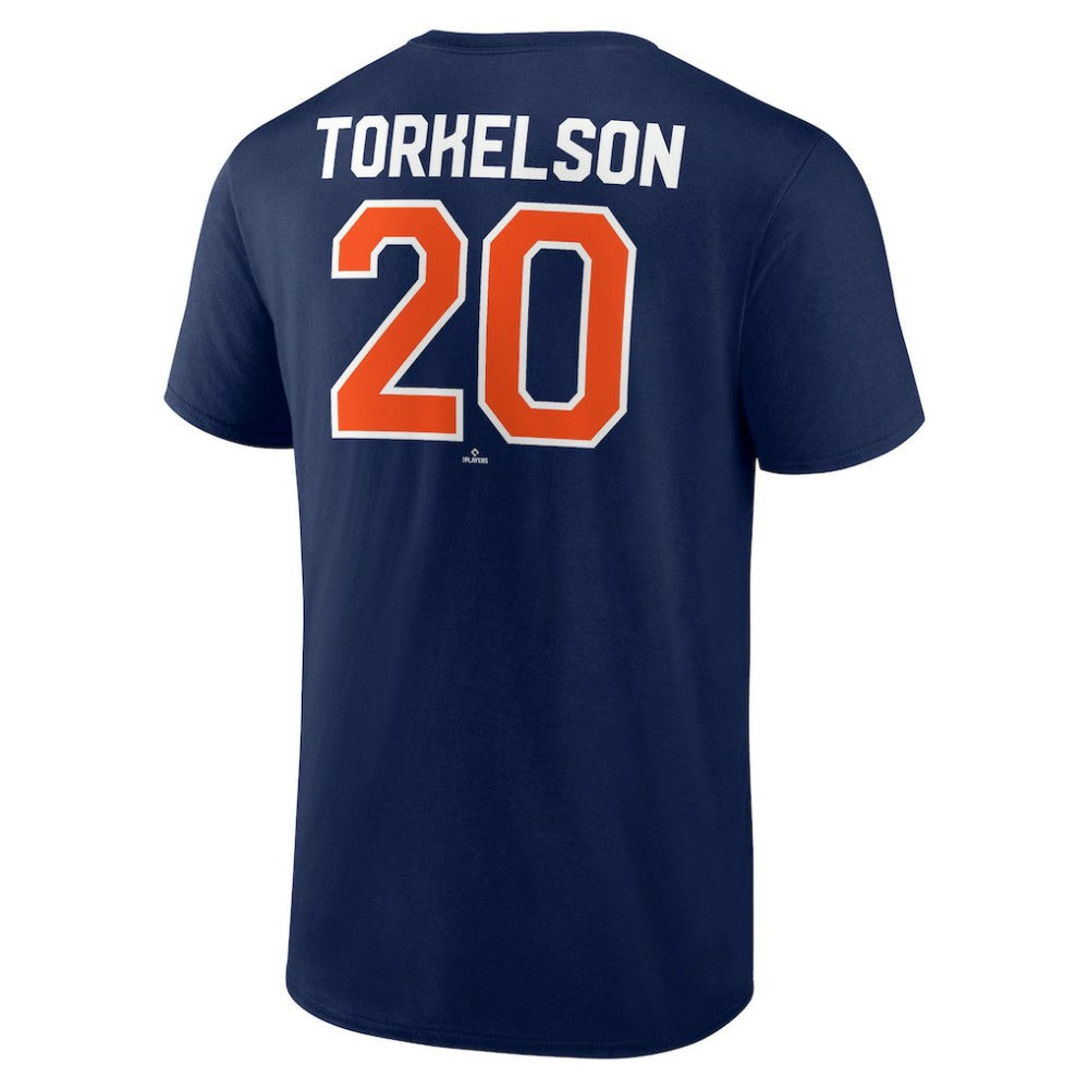 Spencer Torkelson Detroit Tigers Winning Streak Name & Number T-Shirt - Navy T-shirts