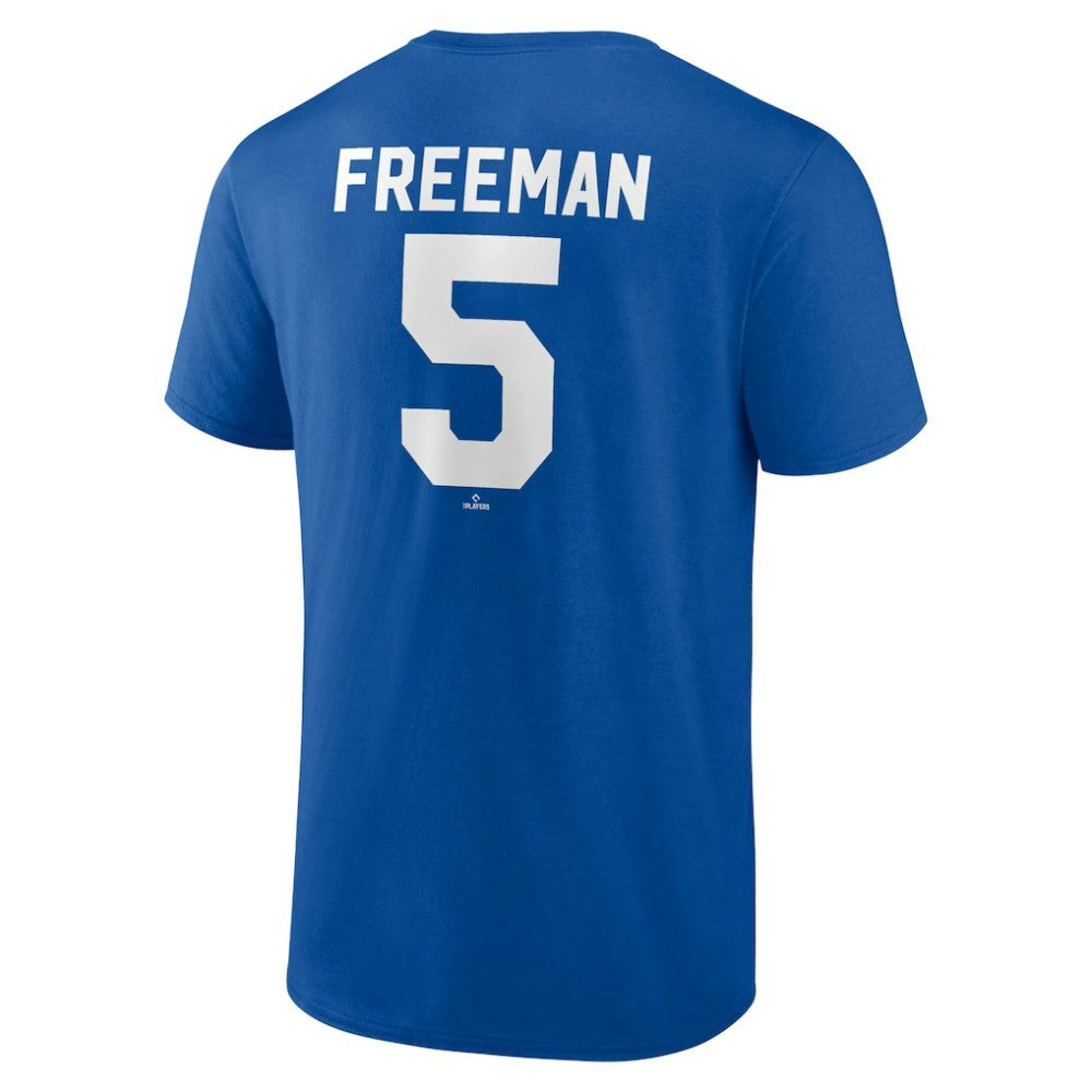 Freddie Freeman Los Angeles Dodgers Winning Streak Name & Number T-Shirt - Royal T-shirts