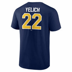 Christian Yelich Milwaukee Brewers Winning Streak Name & Number T-Shirt - Navy T-shirts