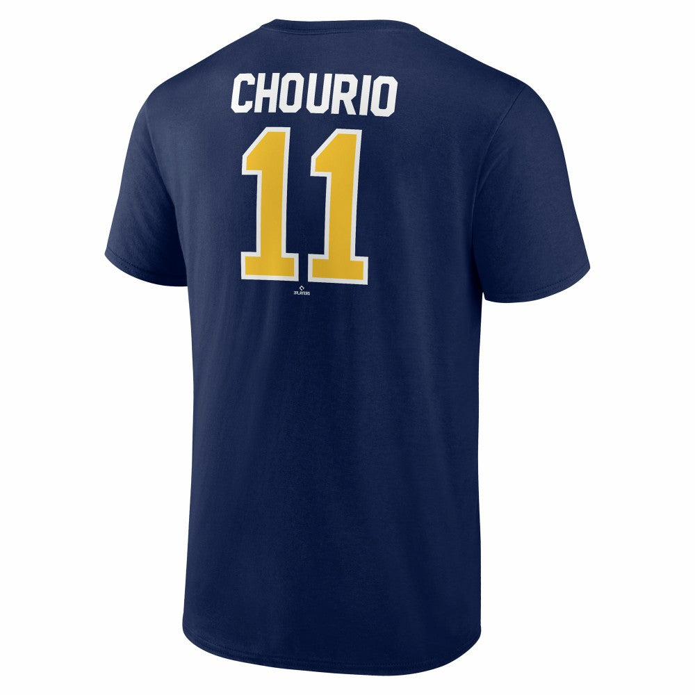 Jackson Chourio Milwaukee Brewers Winning Streak Name & Number T-Shirt - Navy T-shirts