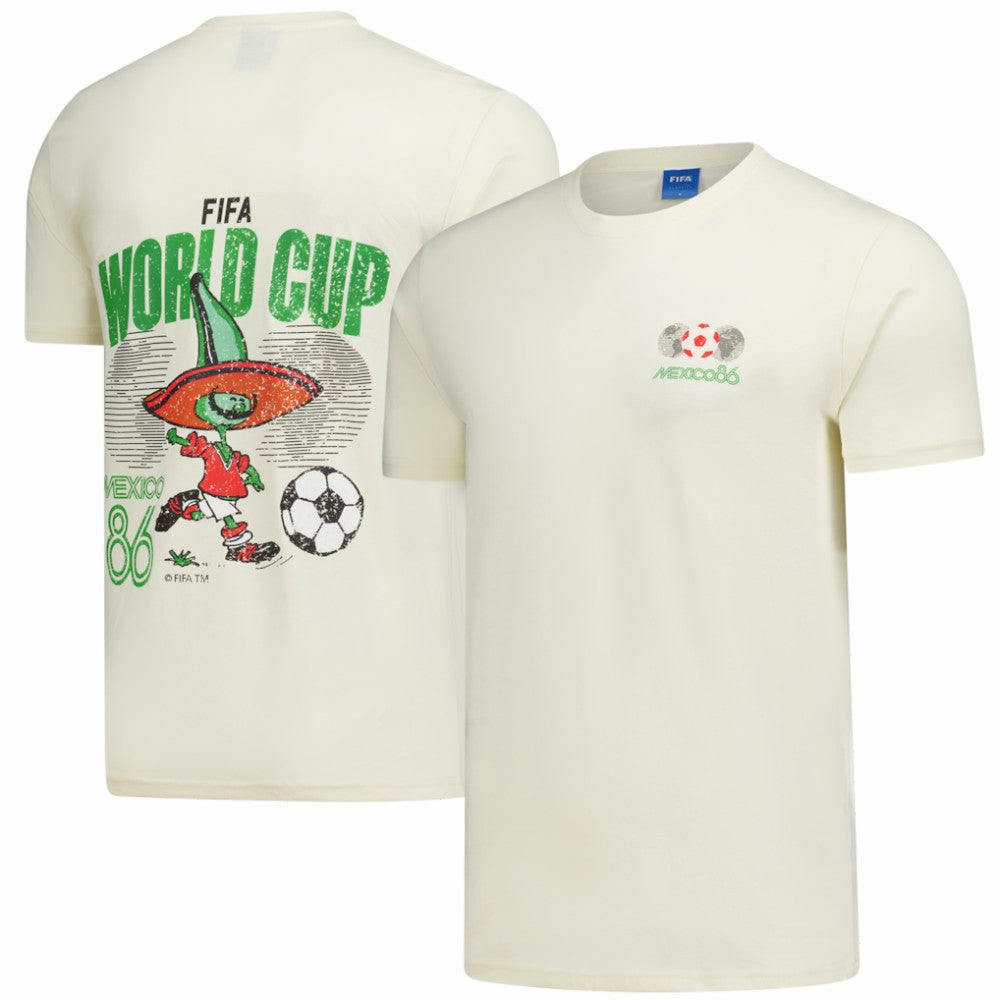 Mexico National Team Peace Collective Unisex FIFA World Cup Mexico 1986 Heavyweight T-Shirt Cream shop