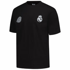 Real Madrid Peace Collective Unisex European Champions Heavyweight T-Shirt Black