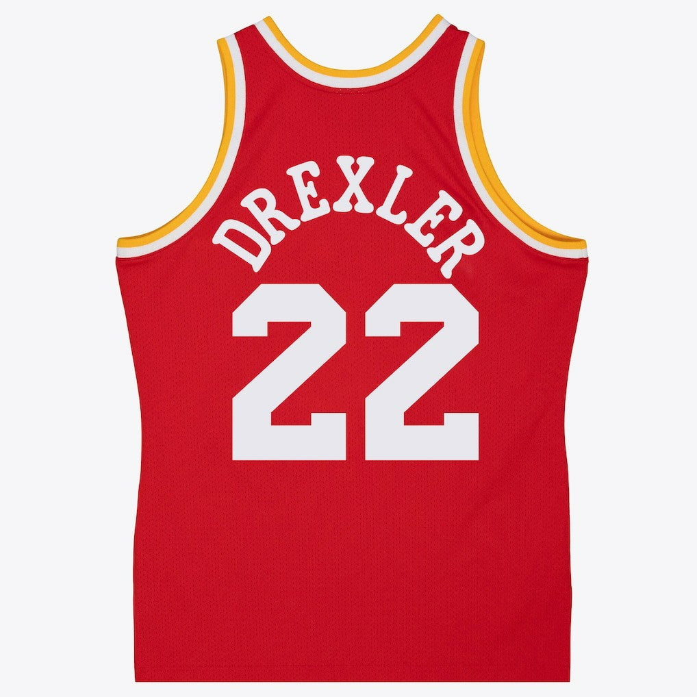 Clyde Drexler Houston Rockets 1994/95 Swingman Jersey Red