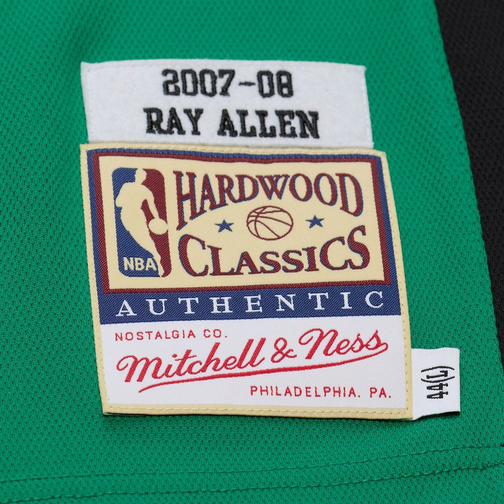 Ray Allen Boston Celtics 2007-08 Hardwood Classics Authentic Jersey Kelly Green
