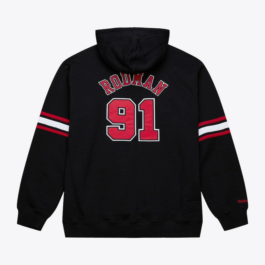 Dennis Rodman Chicago Bulls Name & Number Hoodie Black