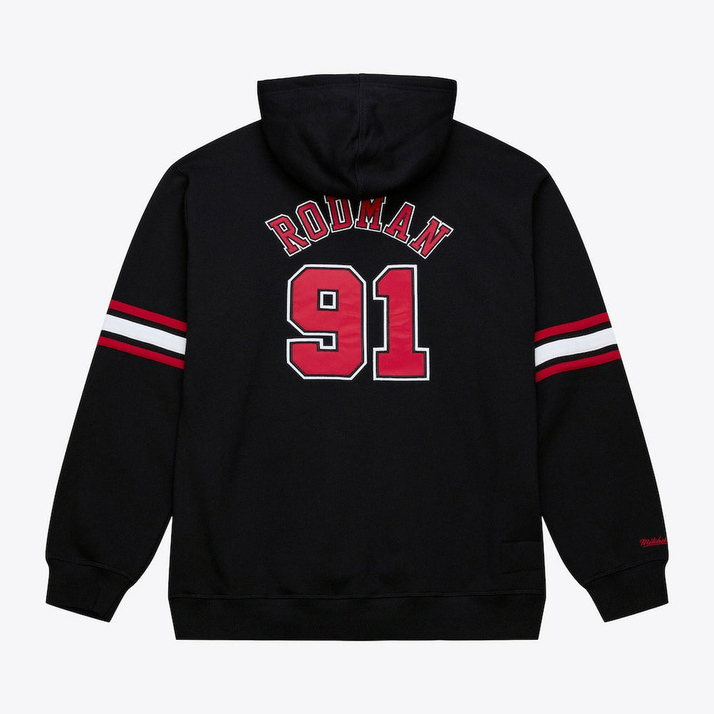 Dennis Rodman Chicago Bulls Name & Number Hoodie Black