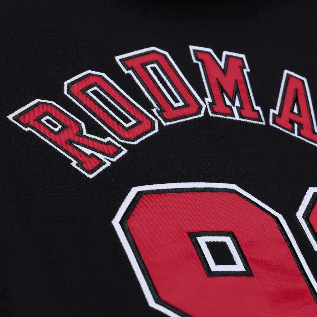 Dennis Rodman Chicago Bulls Name & Number Hoodie Black