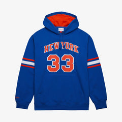 Patrick Ewing New York Knicks Name & Number Hoodie Blue