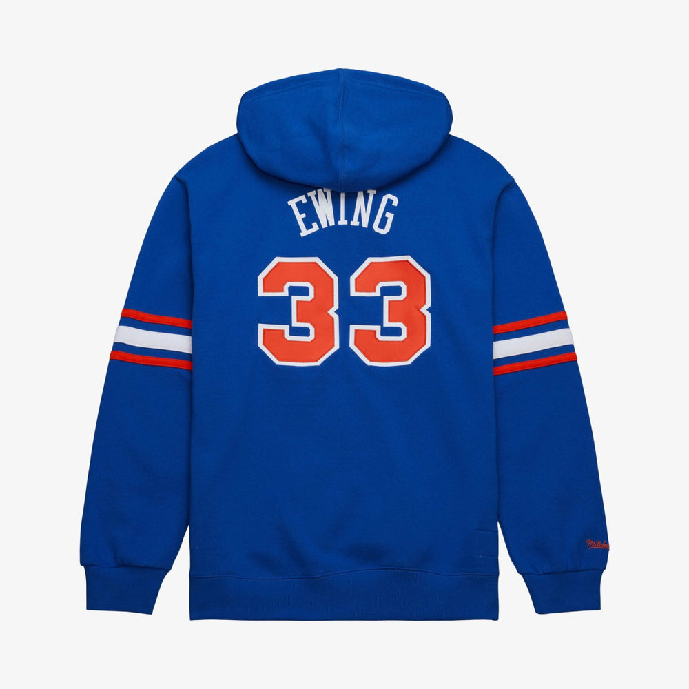 Patrick Ewing New York Knicks Name & Number Hoodie Blue