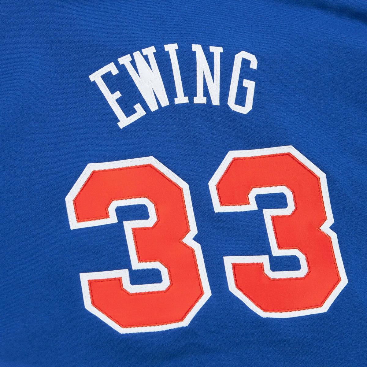 Patrick Ewing New York Knicks Name & Number Hoodie Blue