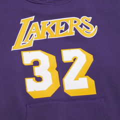 Magic Johnson Los Angeles Lakers Name & Number Hoodie Purple