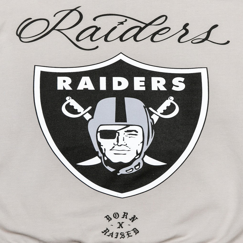 Las Vegas Raiders Born x Raised Unisex Fine Line Hoodie Silver