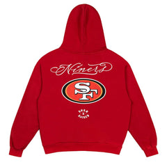San Francisco 49ers Born x Raised Unisex Fine Line Hoodie Scarlet