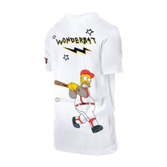 San Francisco Giants New Era MLB x Simpsons Homer Wunderbat SS Tee - White