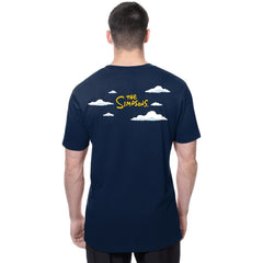 Houston Astros New Era MLB x Simpsons 2026 Collab Clouds T-Shirt - Navy T-shirts