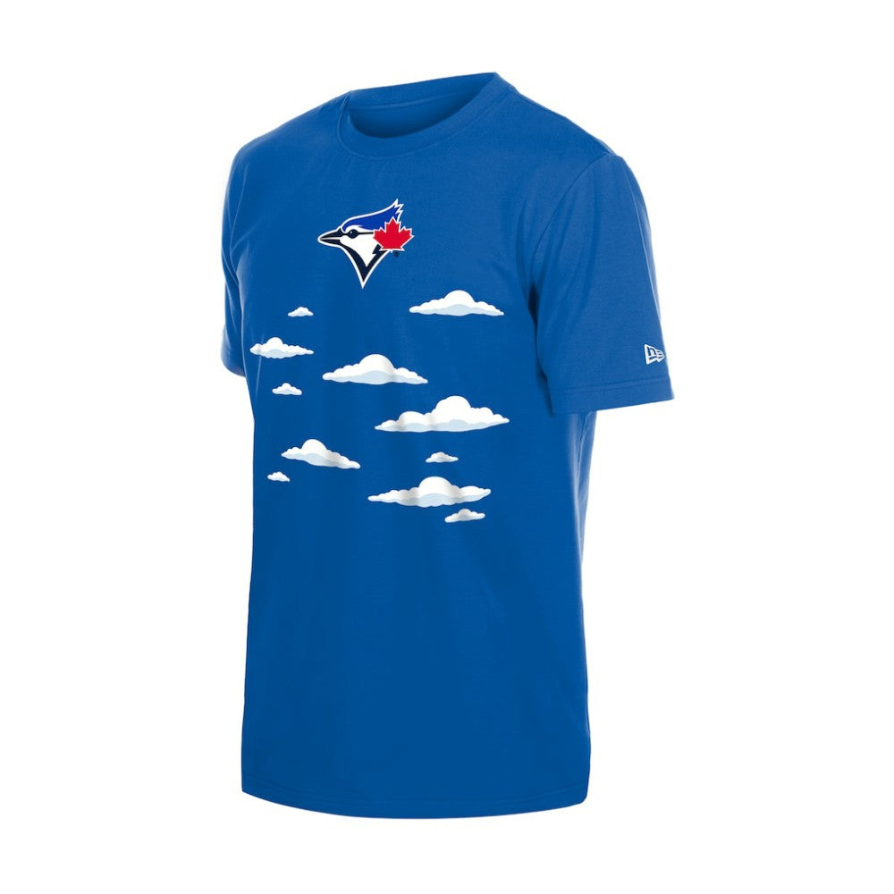 Toronto Blue Jays New Era MLB x Simpsons 2026 Collab Clouds T-Shirt - Royal T-shirts