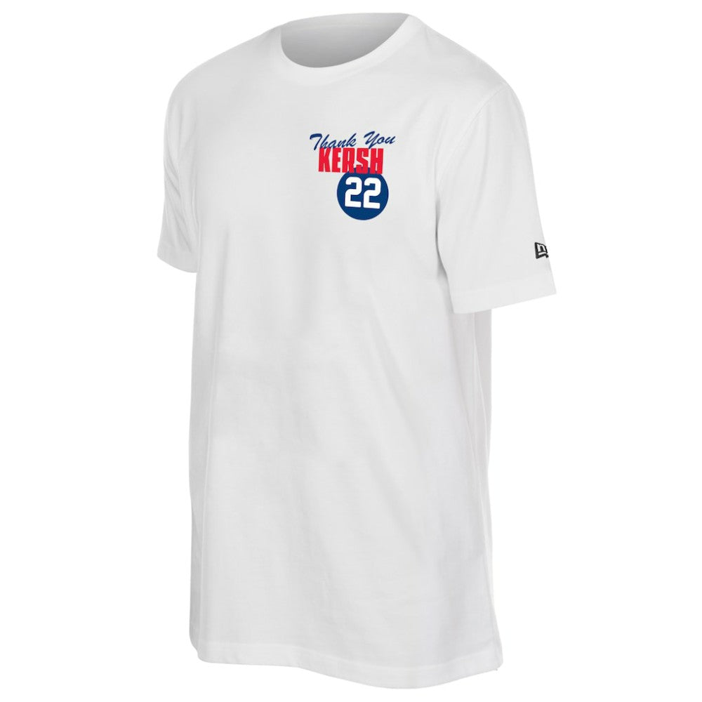 Clayton Kershaw Los Angeles Dodgers New Era Thank You Kersh T-Shirt - White T-shirts