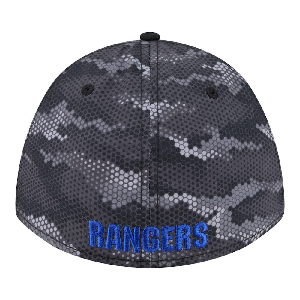 NHL New York Rangers New Era Zero Dark 39THIRTY Flex Hat - Black