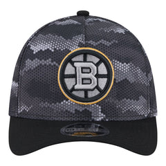 NHL Boston Bruins New Era Zero Dark 39THIRTY Flex Hat - Black
