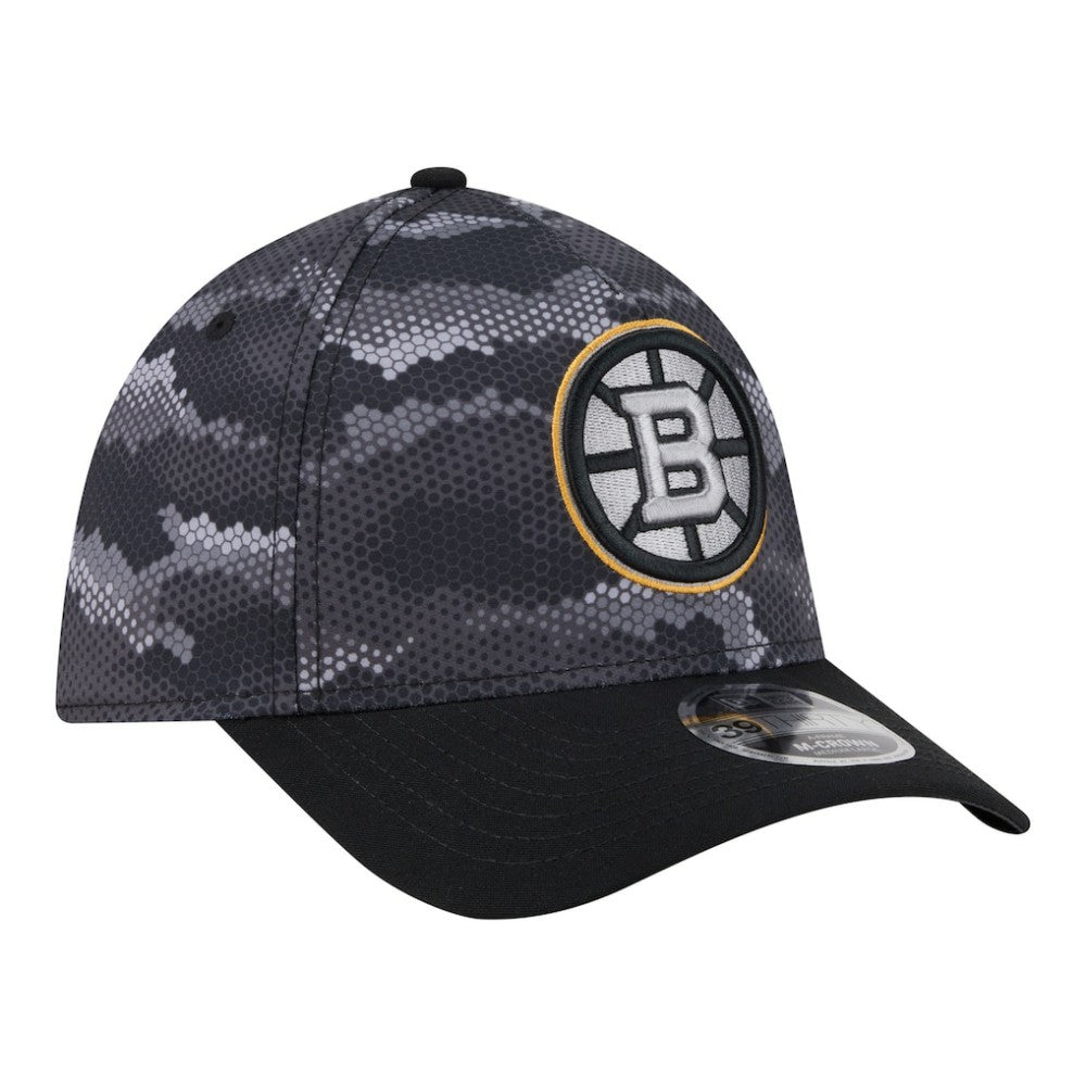 NHL Boston Bruins New Era Zero Dark 39THIRTY Flex Hat - Black
