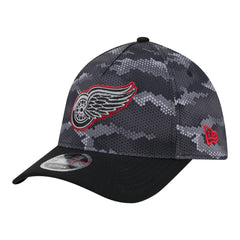 NHL Detroit Red Wings New Era Zero Dark 39THIRTY Flex Hat - Black
