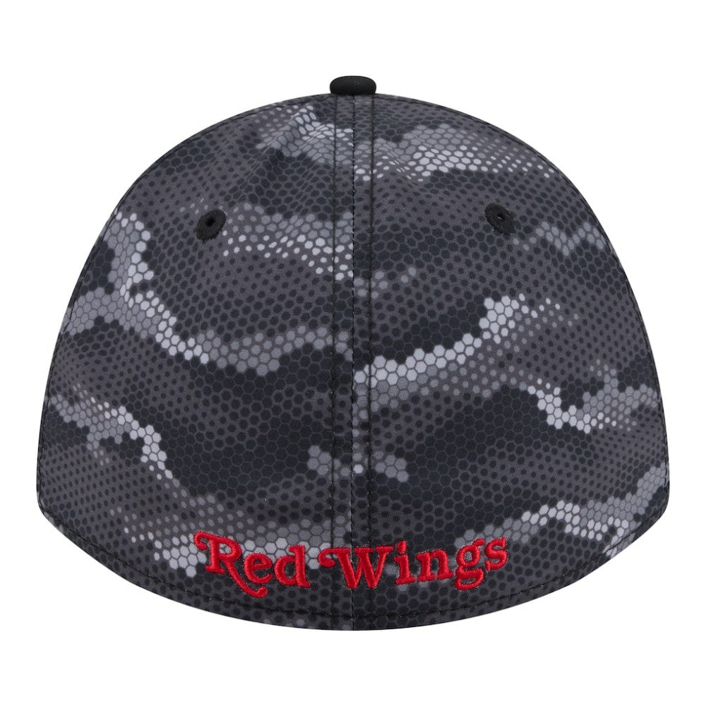 NHL Detroit Red Wings New Era Zero Dark 39THIRTY Flex Hat - Black