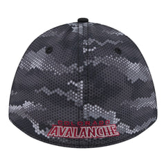 NHL Colorado Avalanche New Era Zero Dark 39THIRTY Flex Hat - Black