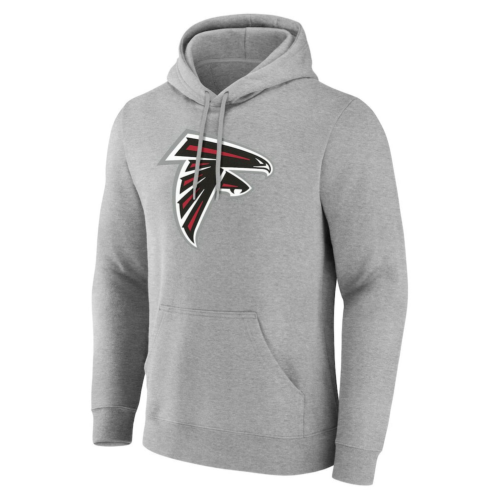 Atlanta Falcons Team Authentic Personalized Name & Number Hoodie Gray