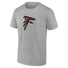 Atlanta Falcons Team Authentic Personalized Name & Number T-Shirt Gray