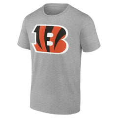 Cincinnati Bengals Team Authentic Personalized Name & Number T-Shirt Gray