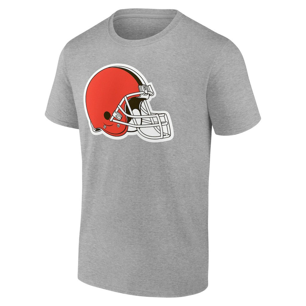 Cleveland Browns Team Authentic Personalized Name & Number T-Shirt Gray