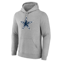 Dallas Cowboys Team Authentic Personalized Name & Number Hoodie Gray