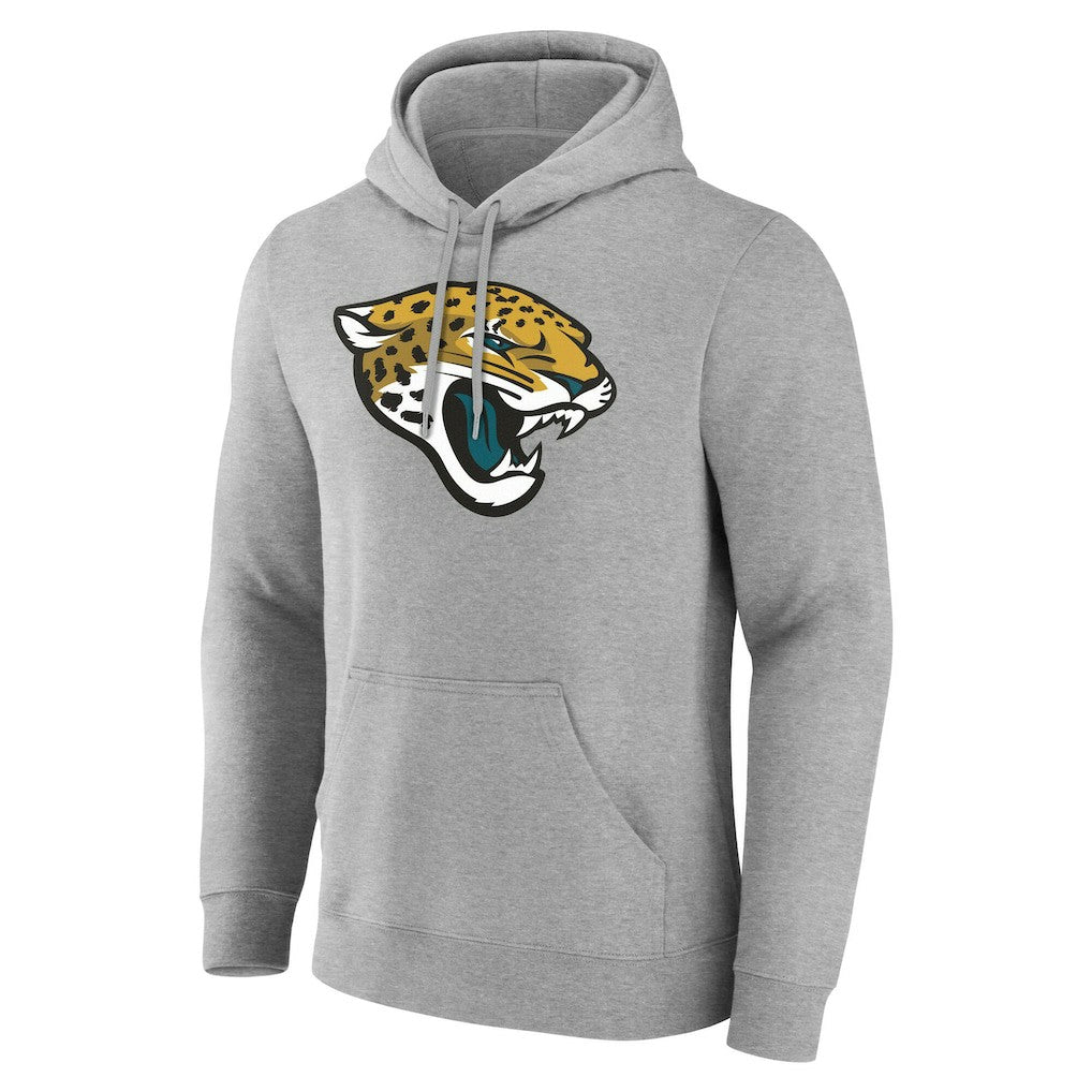 Jacksonville Jaguars Team Authentic Personalized Name & Number Hoodie Gray