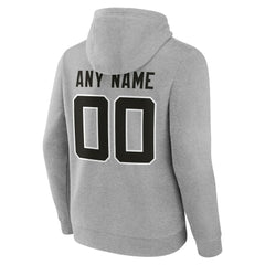 Jacksonville Jaguars Team Authentic Personalized Name & Number Hoodie Gray
