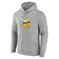 Minnesota Vikings Team Authentic Personalized Name & Number Hoodie Gray