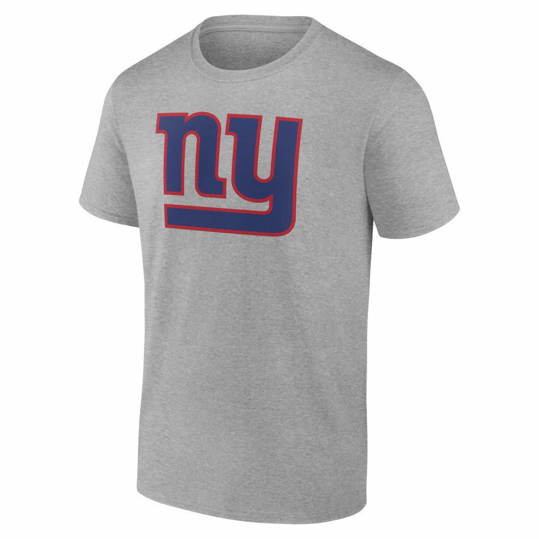 New York Giants Team Authentic Personalized Name & Number T-Shirt Gray