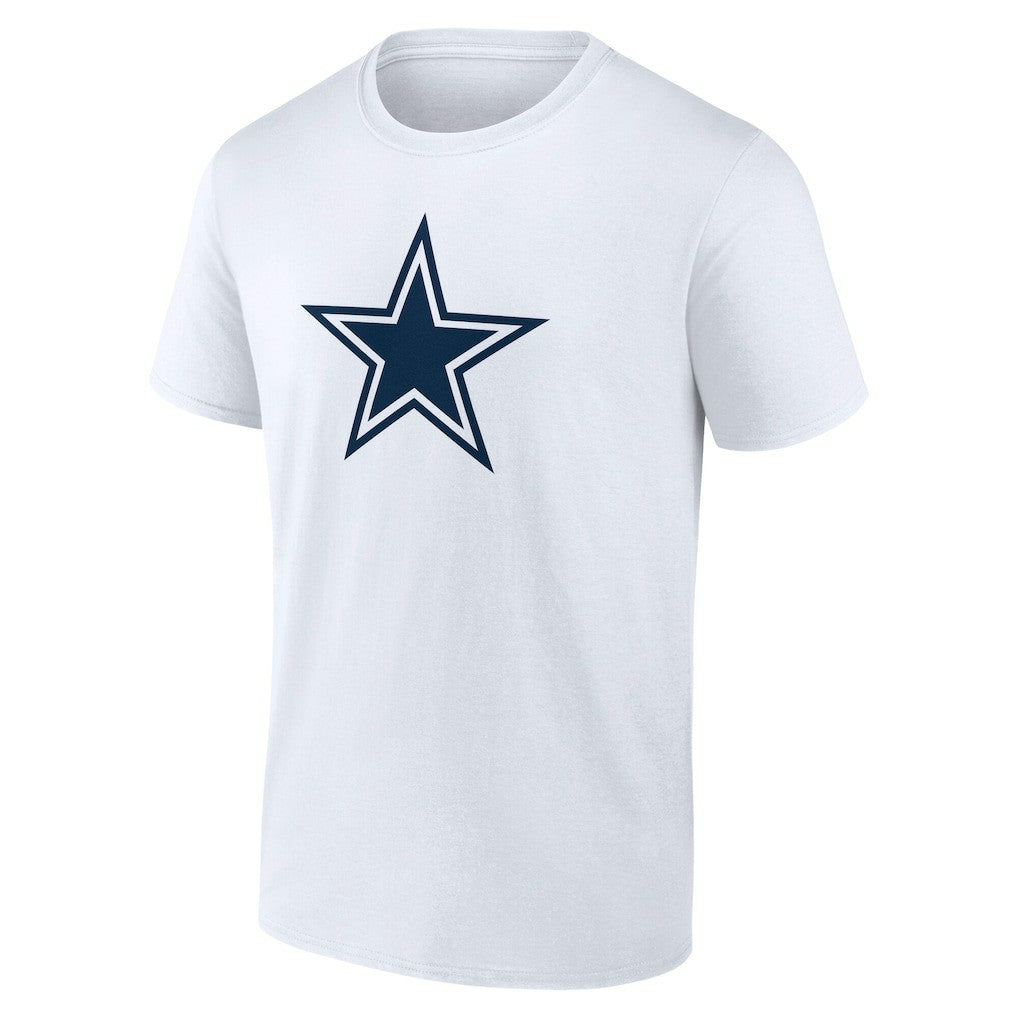 Dallas Cowboys Team Authentic Personalized Name & Number T-Shirt White