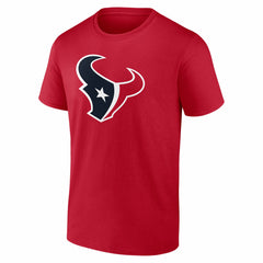 Houston Texans Team Authentic Personalized Name & Number T-Shirt Red