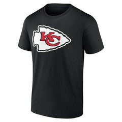 Kansas City Chiefs Team Authentic Personalized Name & Number T-Shirt Black