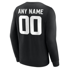 Minnesota Vikings Team Authentic Personalized Name & Number Sweatshirt Black