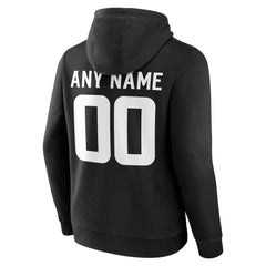 Minnesota Vikings Team Authentic Personalized Name & Number Hoodie Black