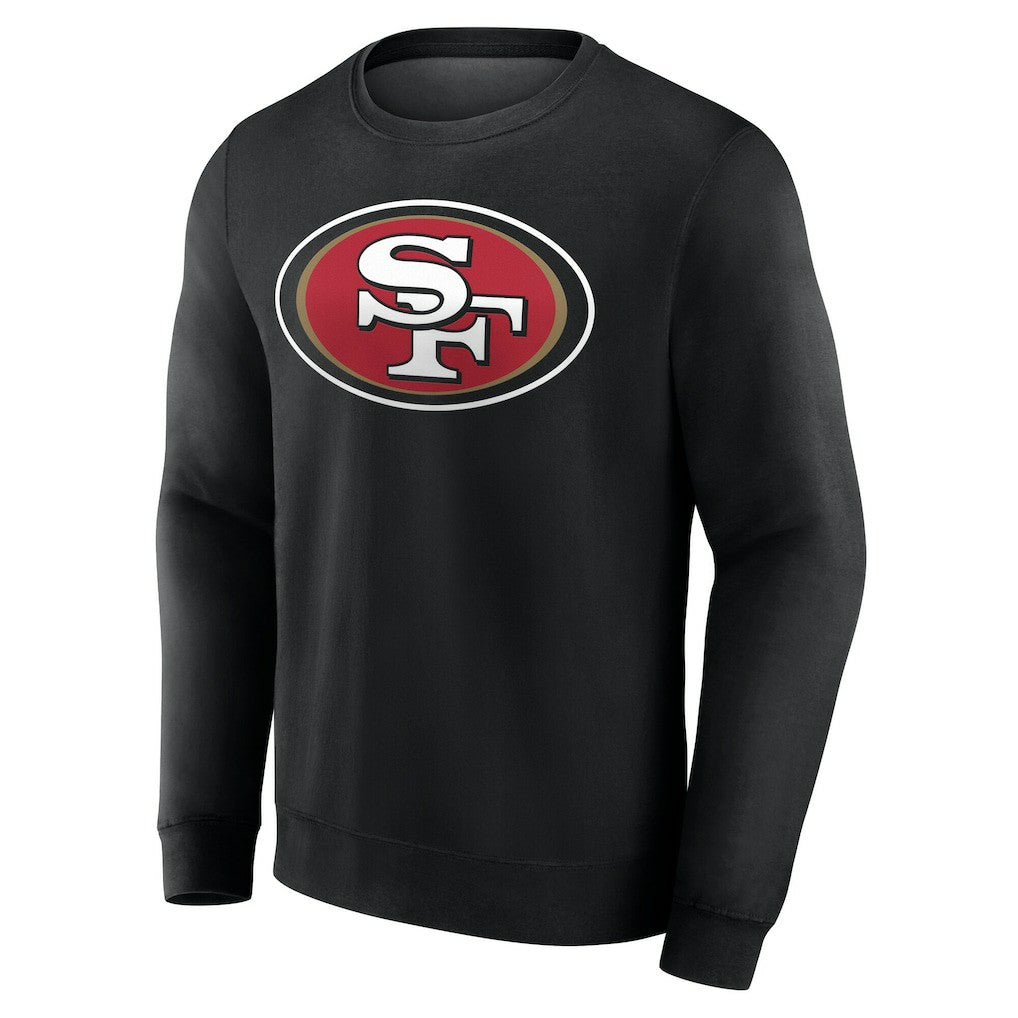 San Francisco 49ers Team Authentic Personalized Name & Number Sweatshirt Black