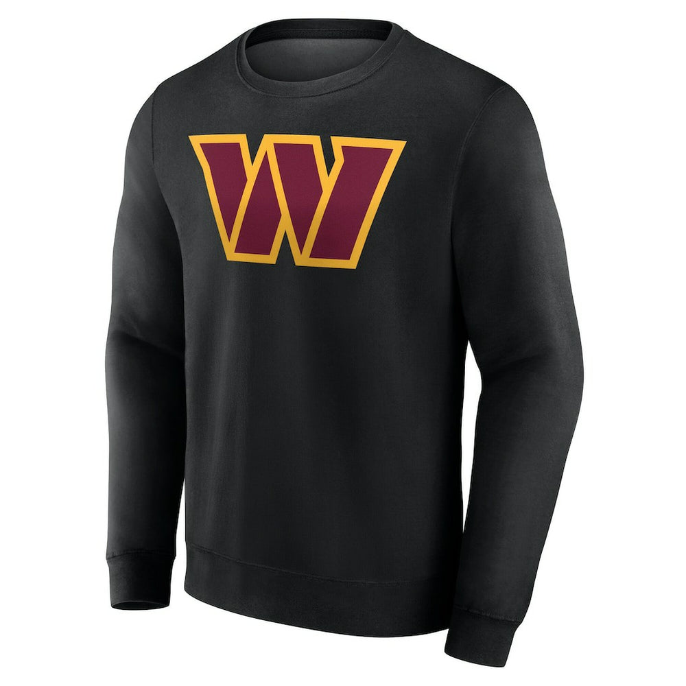 Washington Commanders Team Authentic Personalized Name & Number Sweatshirt Black