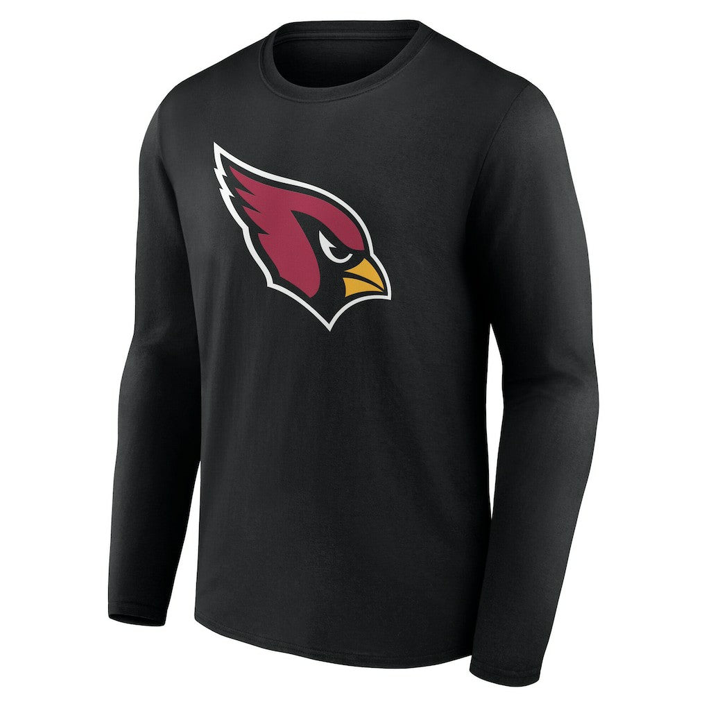 Arizona Cardinals Team Authentic Personalized Name & Number Long Sleeve T-Shirt Black