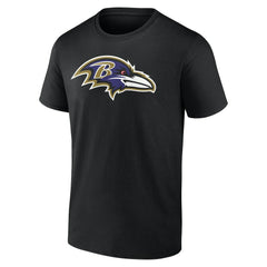Baltimore Ravens Team Authentic Personalized Name & Number T-Shirt Black