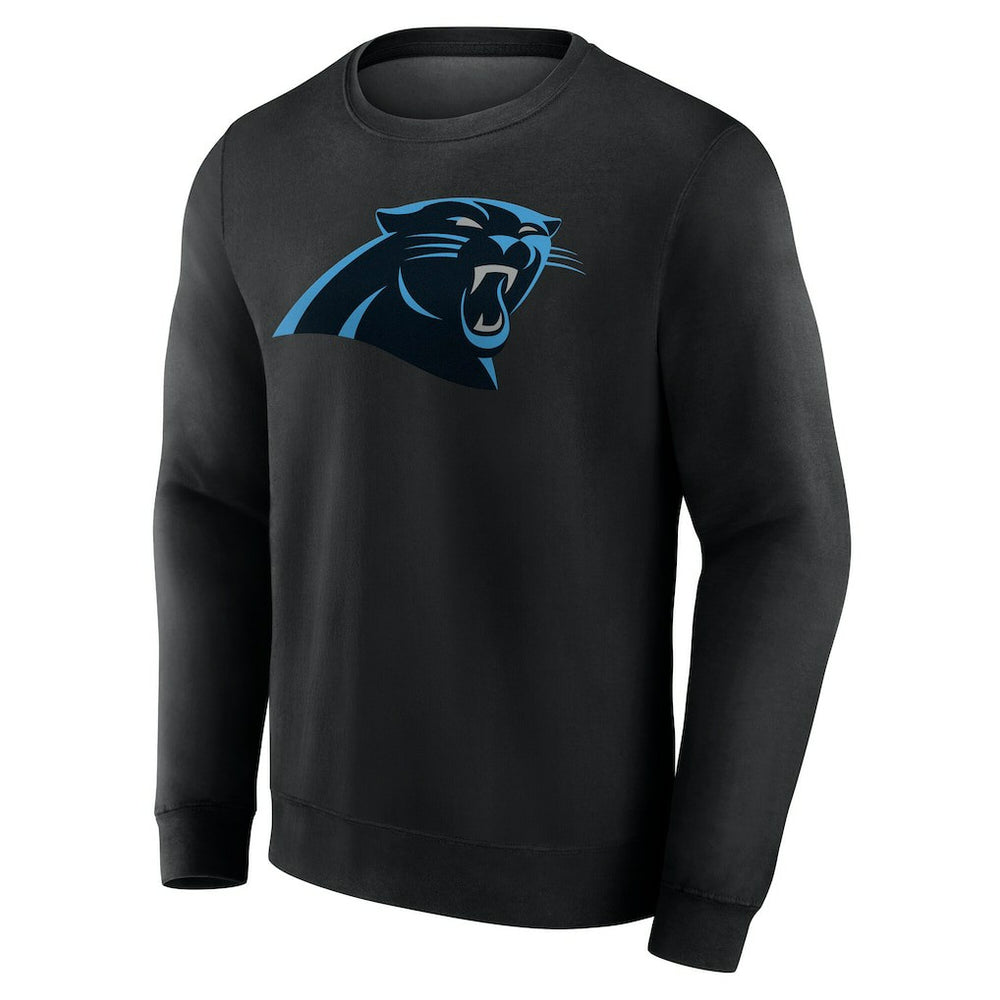 Carolina Panthers Team Authentic Personalized Name & Number Sweatshirt Black